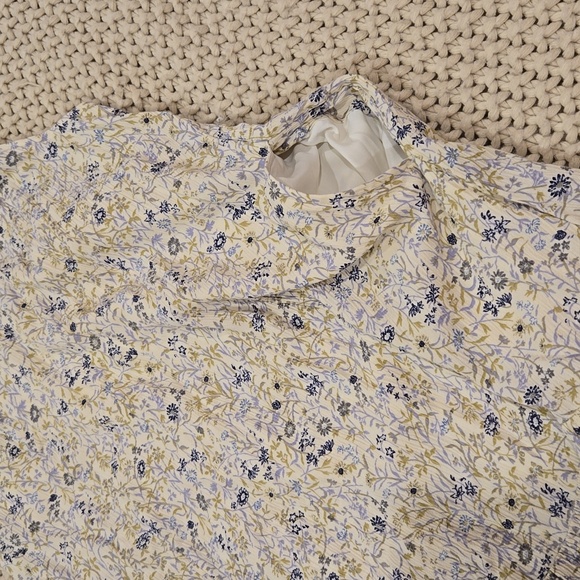 AE One-Shoulder Mini Dress White Floral - Picture 4 of 6